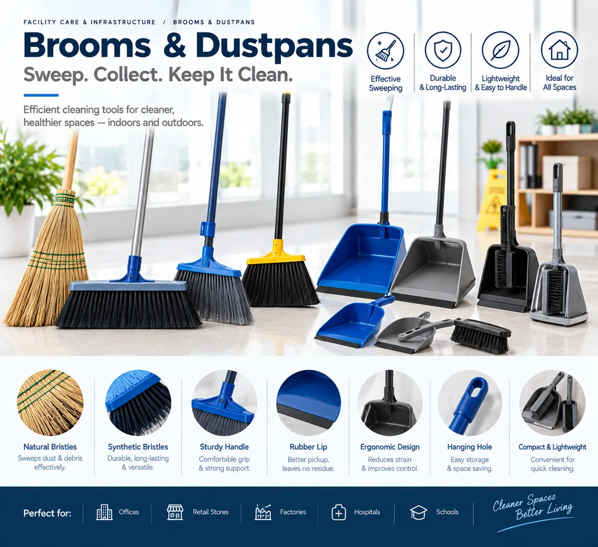 Brooms & Dustpans