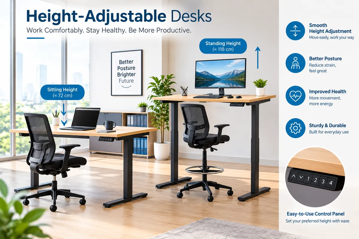 Height-Adjustable Desks